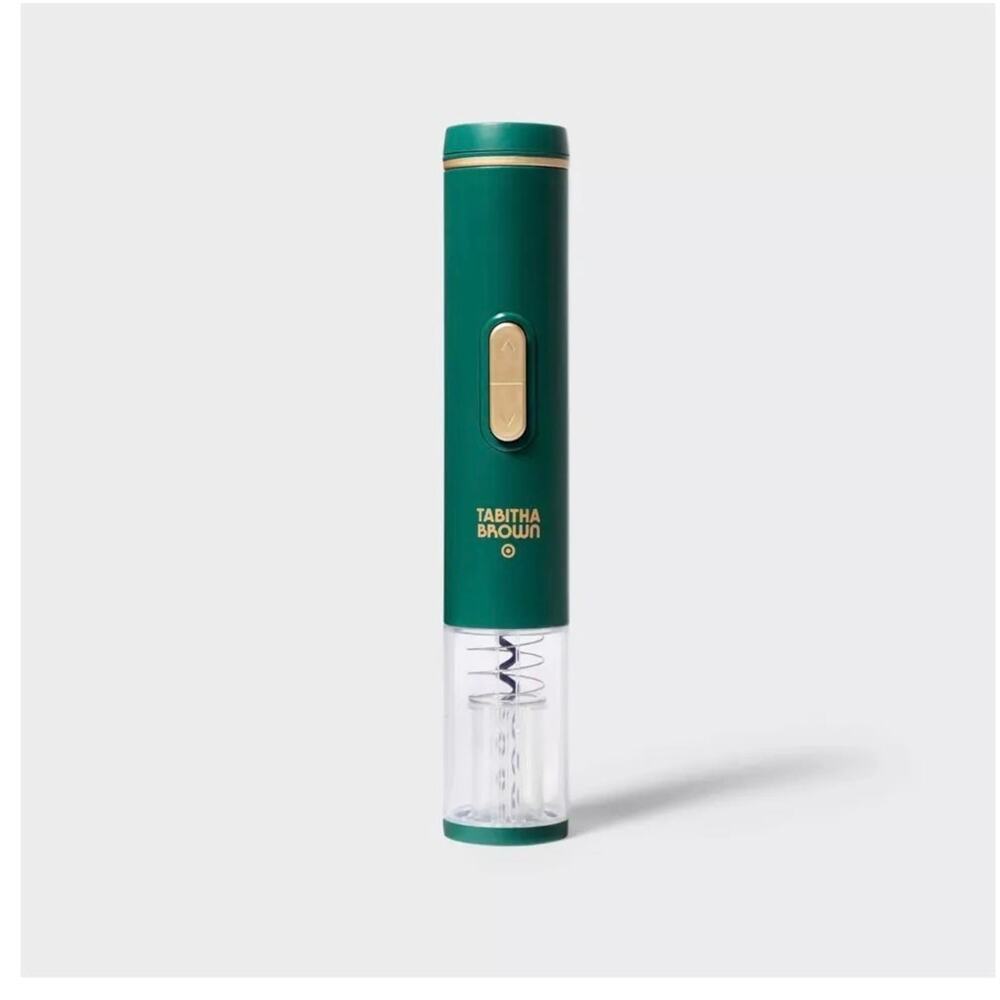 Tabitha Brown x‎ Target No Twist Electric Wine Opener Green NEW